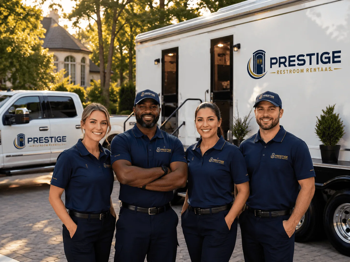Trusted Luxury Portable Restrooms company in Whitt, TX